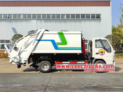 Isuzu 7 cbm hook lift compactor truck