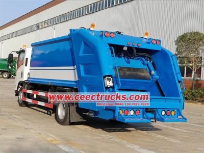 ISUZU NPR 10CBM rear loader waste collection truck