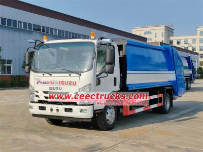 ISUZU NPR 10CBM rear loader waste collection truck