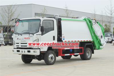 ISUZU 4x4 NPR 10CBM rear loader truck