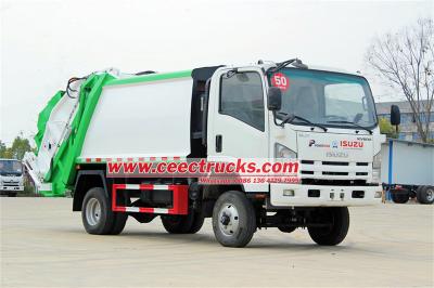 ISUZU 4x4 NPR 10CBM rear loader truck