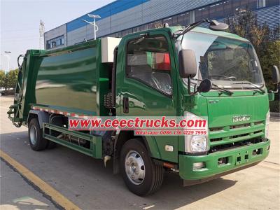 ISUZU NPR 8CBM refuse compactor truck