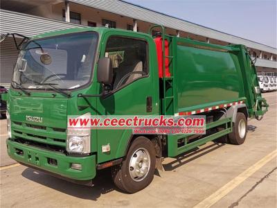 ISUZU NPR 8CBM refuse compactor truck