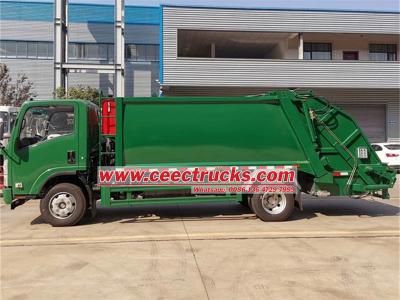 ISUZU NPR 8CBM refuse compactor truck