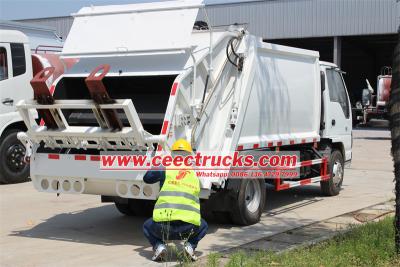 ISUZU NKR 6CBM refuse compactor garbage truck