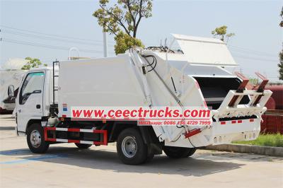 ISUZU NKR 6CBM refuse compactor garbage truck