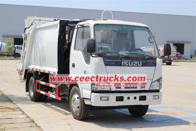 ISUZU NKR 6CBM refuse compactor garbage truck