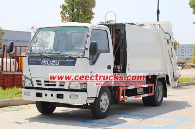 ISUZU NKR 6CBM refuse compactor garbage truck