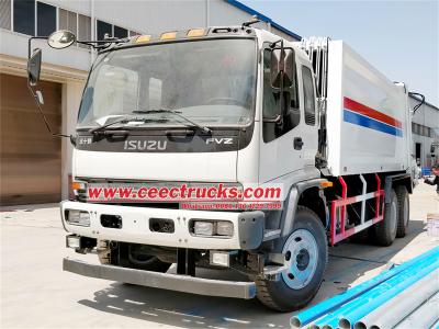 Isuzu FVZ 20 cbm rear loader compactor truck