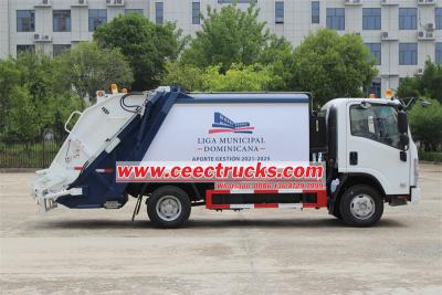 2025 year Isuzu 10 cbm mobile compactor truck