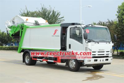 ISUZU NPR NQR 10CBM rear end loader garbage truck