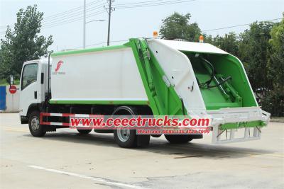 ISUZU NPR NQR 10CBM rear end loader garbage truck