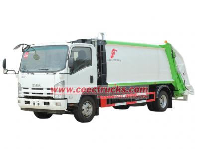 ISUZU NPR NQR 10CBM rear end loader garbage truck