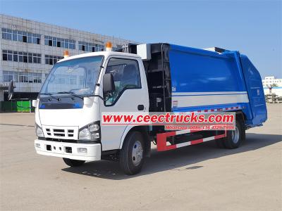 Isuzu NKR rear loader compactor truck