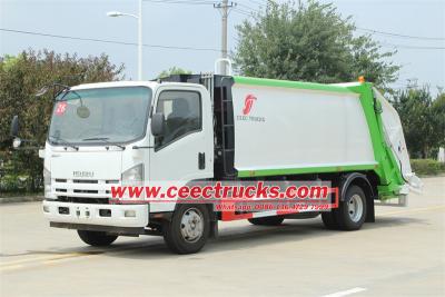 ISUZU NPR NQR 10CBM rear end loader garbage truck