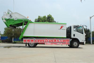 ISUZU NPR NQR 10CBM rear end loader garbage truck