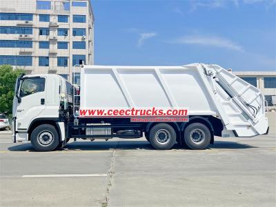 Isuzu GIGA 25 cbm truck trash compactor