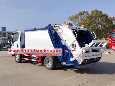 Isuzu 10cbm garbage truck with compactor