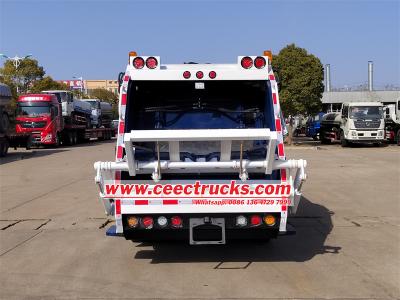 Isuzu 10cbm garbage truck with compactor