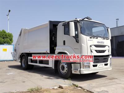 ISUZU 10CBM garbage compactor truck for sale