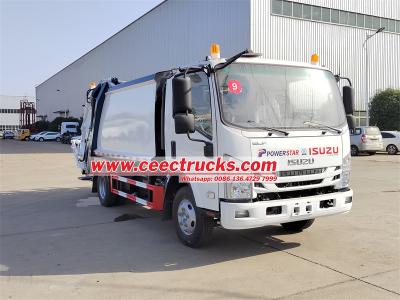 Isuzu 10cbm garbage truck with compactor