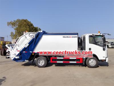 Isuzu 10cbm garbage truck with compactor