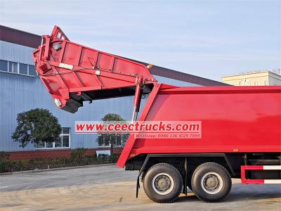 HOWO 20 cbm truck trash compactor