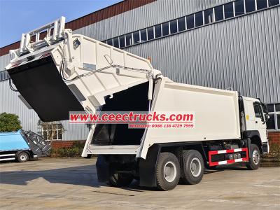 HOWO 20 cbm garbage compactor truck