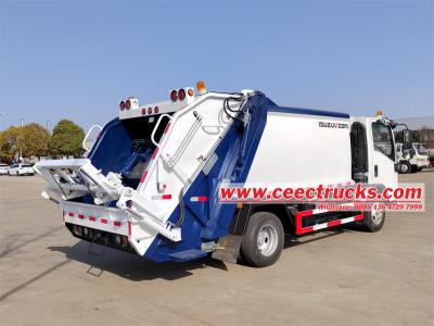 Isuzu 10cbm garbage truck with compactor