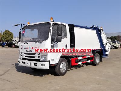 Isuzu 10cbm garbage truck with compactor