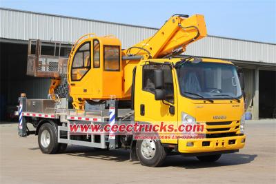  Isuzu 20m Hydraulic Ladder Lift Aerial Work Platform Truck