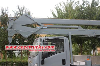 Isuzu 14m aerial platform with manlifter