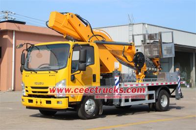  Isuzu 20m Hydraulic Ladder Lift Aerial Work Platform Truck