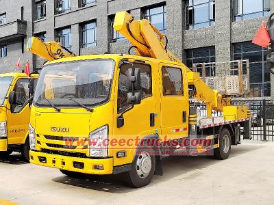  Isuzu new NPR double cabin 24m Hydraulic lifter Aerial Work Platform