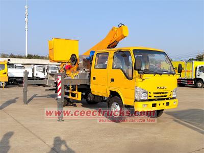  Isuzu new NPR double cabin 16m Hydraulic aerial lifter truck