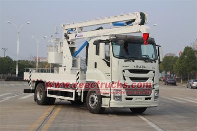 Isuzu GIGA 20m Folding arm Hydraulic Aerial Platform Truck