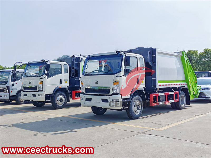 How to customized your own Howo refuse compactor truck