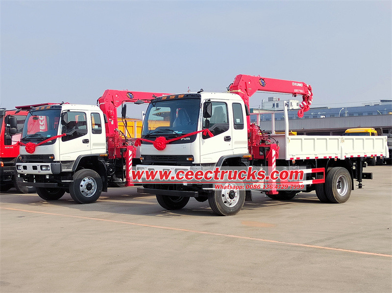 Comparison Isuzu Knuckle Boom Crane and Telescopic Boom Crane