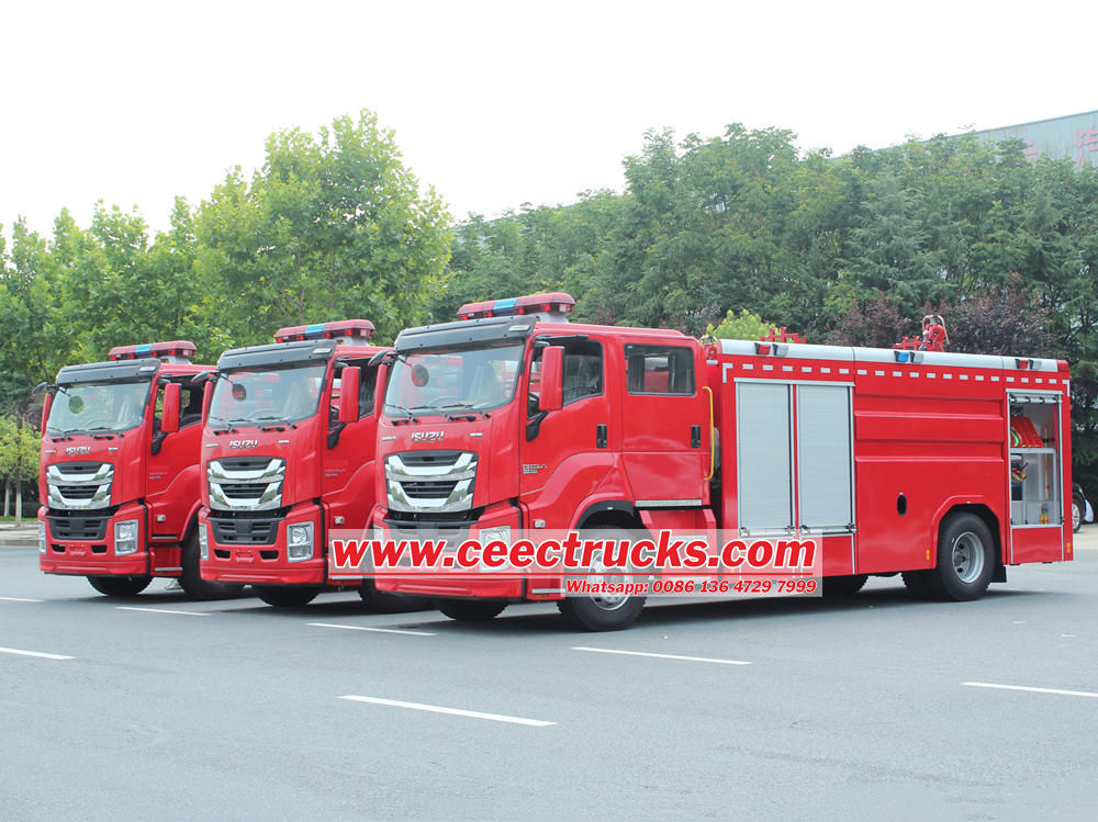 How to produce best Isuzu fire fighting truck?