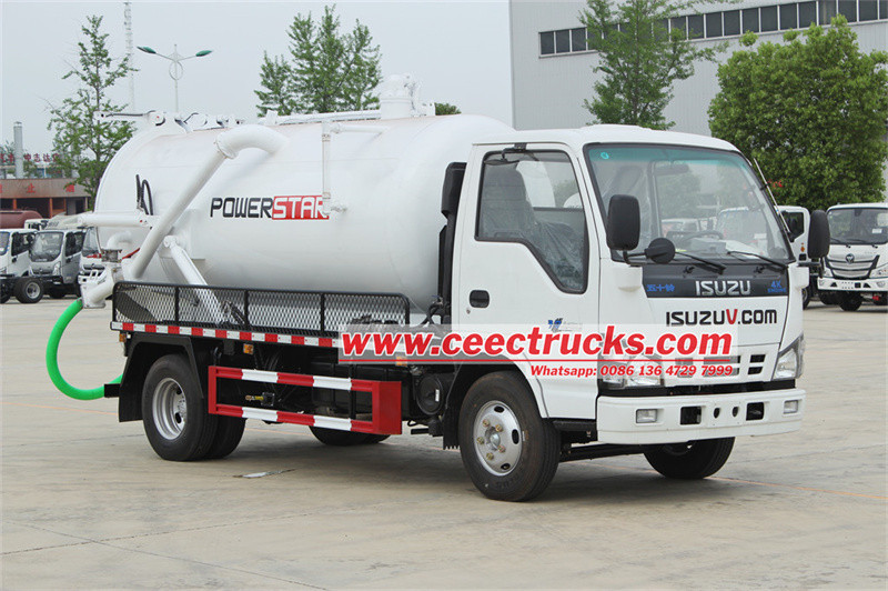 Some basic knowledge about Isuzu sewage suction truck