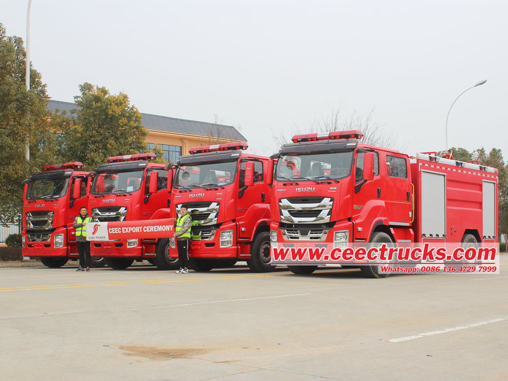 How to Properly Use the Suction Hose of an ISUZU Fire Truck?