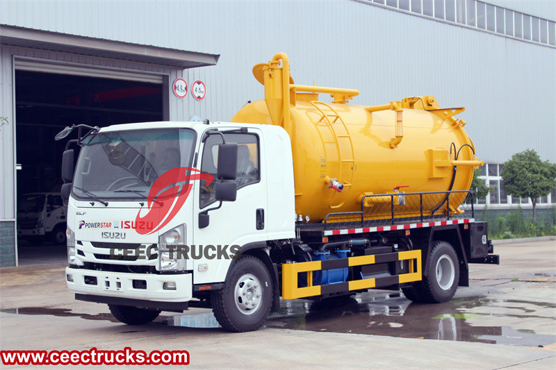 Failure Emergency Measures and ISUZU Sewage Suction Truck Application