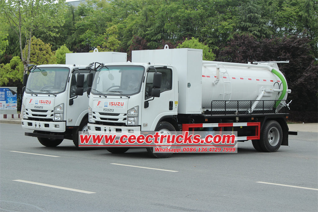 Introduction of Isuzu 6cbm MORO PM70A vacuum pump sewer truck