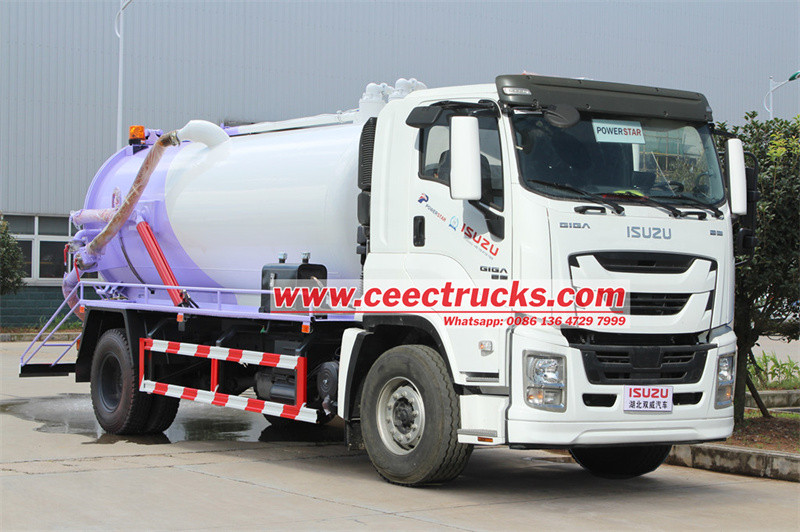 How to prolong the service life of ISUZU sewage suction truck