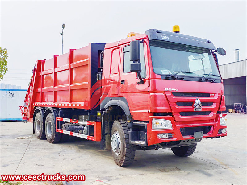 What are main export rear loader garbage trucks manufacturer’s all over the world