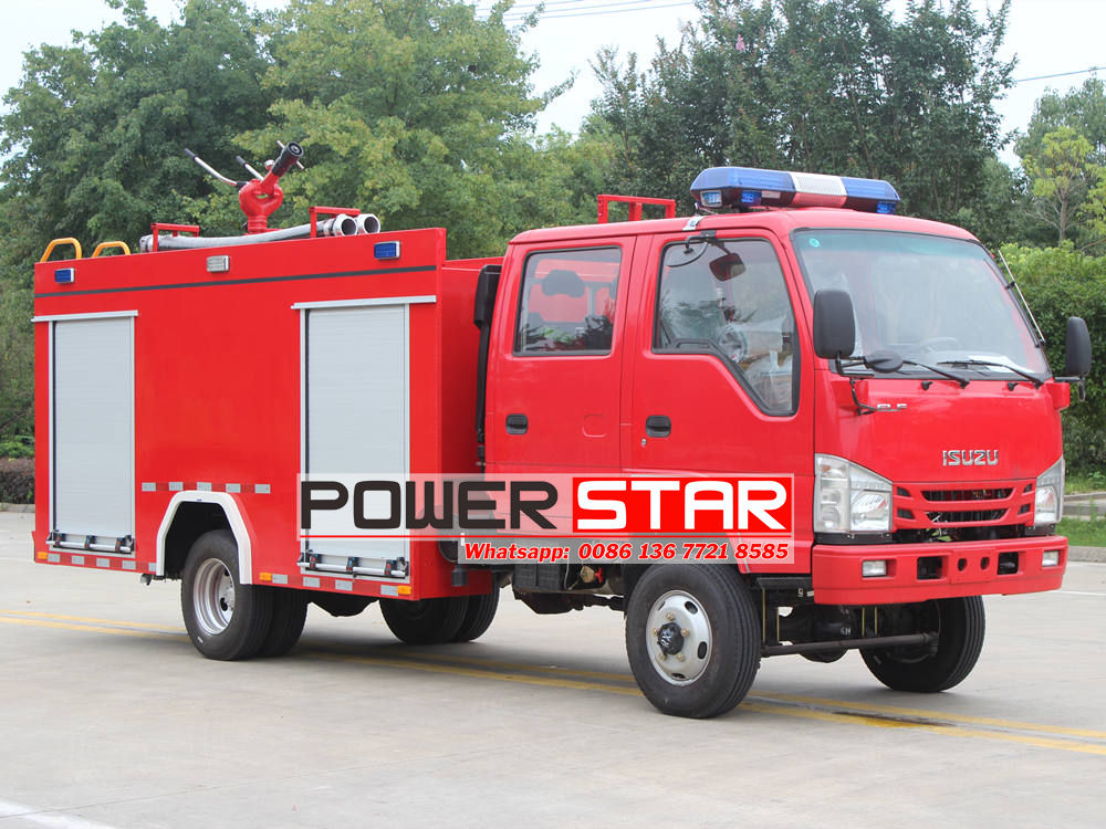 How to use Isuzu fire engine?