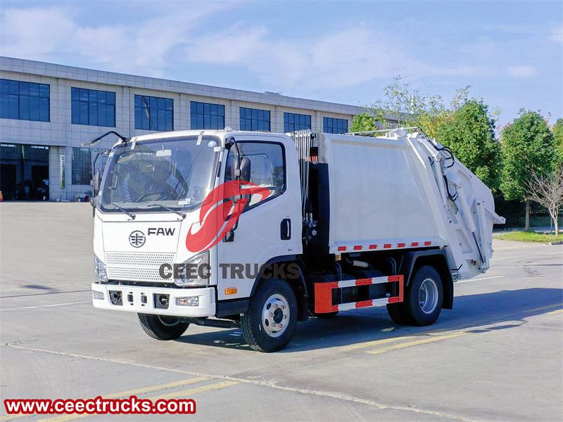 How to test back FAW loader garbage truck?