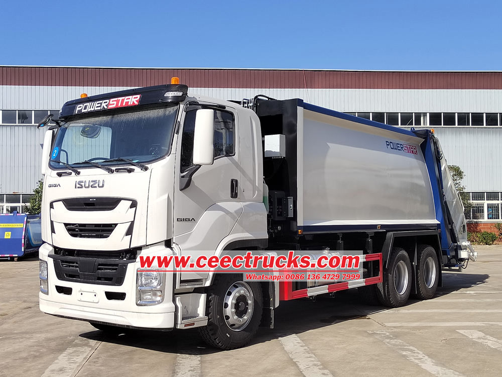 What is the classification for Isuzu trash compactor truck?