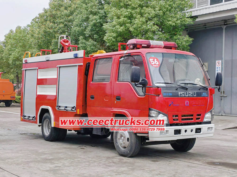 what is the material for Isuzu fire rescue truck？