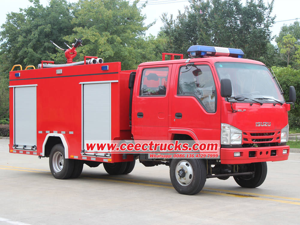 How to use Isuzu fire engine?